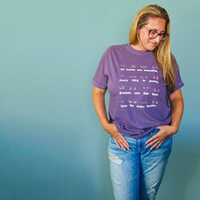 Load image into Gallery viewer, Body Positivity T-Shirt Plum Purple