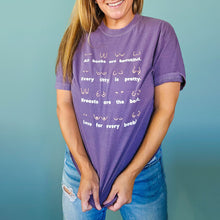Load image into Gallery viewer, Body Positivity T-Shirt Plum Purple