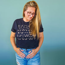 Load image into Gallery viewer, Self Love Club Cropped Tee Black