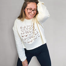 Load image into Gallery viewer, Self Love Club Crop Sweatshirt