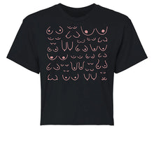 Load image into Gallery viewer, Self Love Club Cropped Tee Black