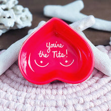 Load image into Gallery viewer, You're The Tits Cherry Red Ring Dish