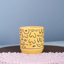 Load image into Gallery viewer, Brave Boobies Marigold Planter