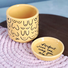 Load image into Gallery viewer, Brave Boobies Marigold Planter