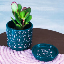 Load image into Gallery viewer, Emerald Tits Up Planter
