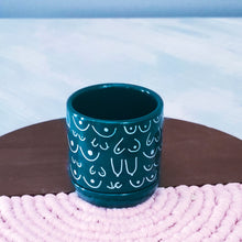 Load image into Gallery viewer, Emerald + Silver Planter