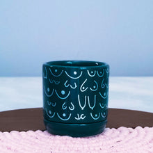 Load image into Gallery viewer, Emerald + Silver Planter