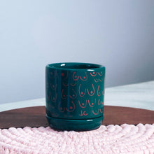 Load image into Gallery viewer, Emerald + Brown Planter