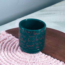 Load image into Gallery viewer, Emerald + Brown Planter