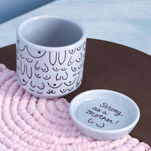 Load image into Gallery viewer, Strong as a Mother Gray Planter