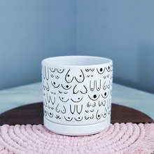 Load image into Gallery viewer, White You're the Tits Planter