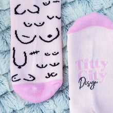 Load image into Gallery viewer, Pink Boob Socks