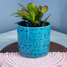 Load image into Gallery viewer, Planter Ocean Teal