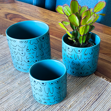 Load image into Gallery viewer, Ocean Teal Planter