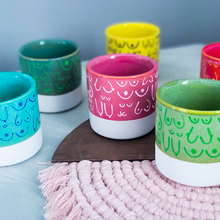 Load image into Gallery viewer, Colorful Stoneware Planter