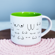 Load image into Gallery viewer, You're the Tits Mug Lucky Green