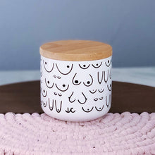 Load image into Gallery viewer, White 6.5oz Titty Canister