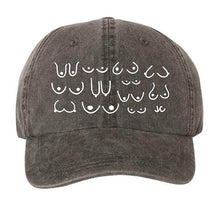 Load image into Gallery viewer, Washed Black Titty Hat