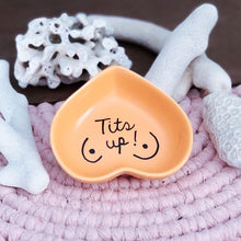 Load image into Gallery viewer, Tits Up Orange Ring Dish