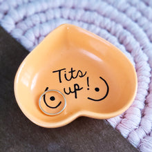 Load image into Gallery viewer, Tits Up Orange Ring Dish