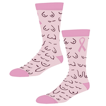 Load image into Gallery viewer, Pink Boob Socks
