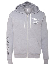 Load image into Gallery viewer, Signature Zip Up Gray