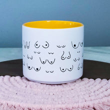 Load image into Gallery viewer, Hot Tits Mug Sunflower Yellow