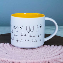 Load image into Gallery viewer, Hot Tits Mug Sunflower Yellow