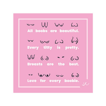Pink Body Positivity Sticker