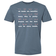 Load image into Gallery viewer, Body Positivity T-Shirt Dusty Blue
