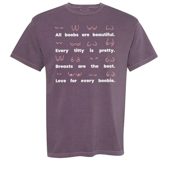 Body Positivity T-Shirt Plum
