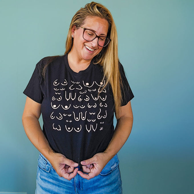 Self Love Club Cropped Tee Black