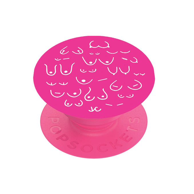 Hot Pink PopGrip Breast Cancer Awareness