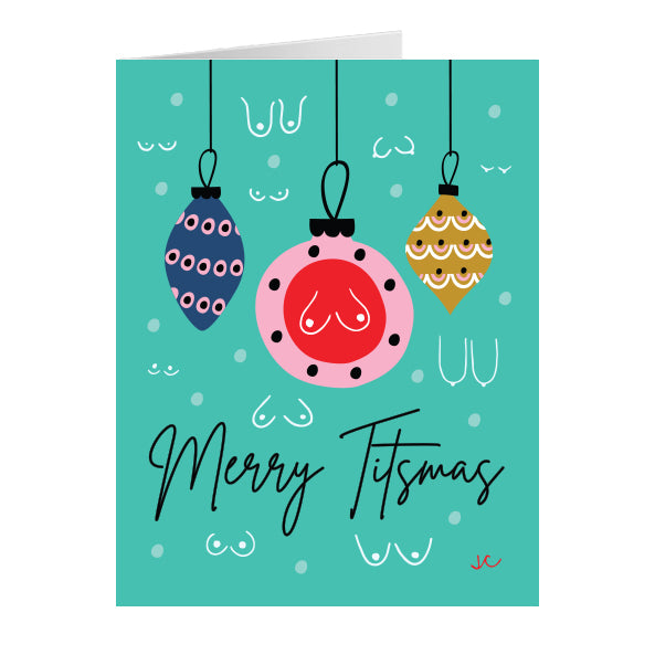 Merry Titsmas Holiday Greeting Card