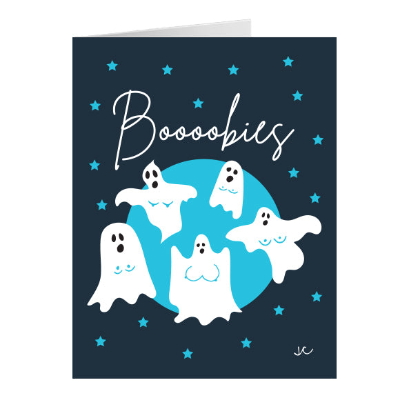 Boooobies Halloween Greeting Card