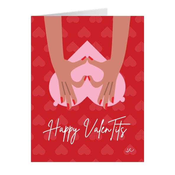 Happy ValenTits Greeting Card