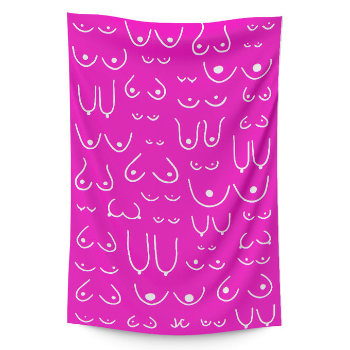 Beach Blanket Towel Pink