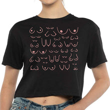 Load image into Gallery viewer, Self Love Club Cropped Tee Black

