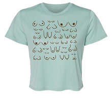 Load image into Gallery viewer, Self Love Club Cropped Tee Ocean

