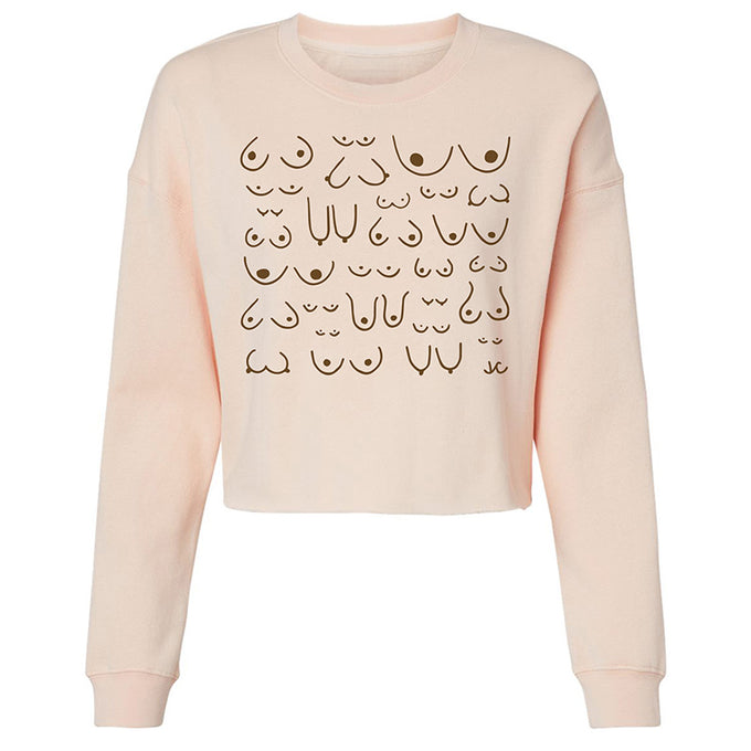 Self Love Club Crop Blush Sweatshirt