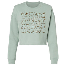 Load image into Gallery viewer, Self Love Club Crop Ocean Sweatshirt
