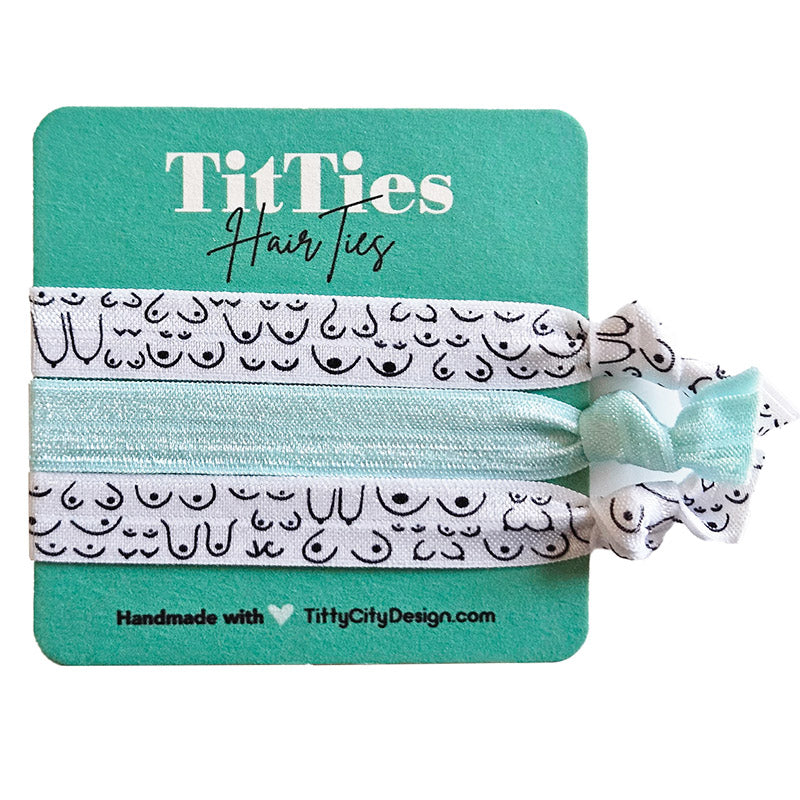 Mint TitTies Hair Tie Bracelets