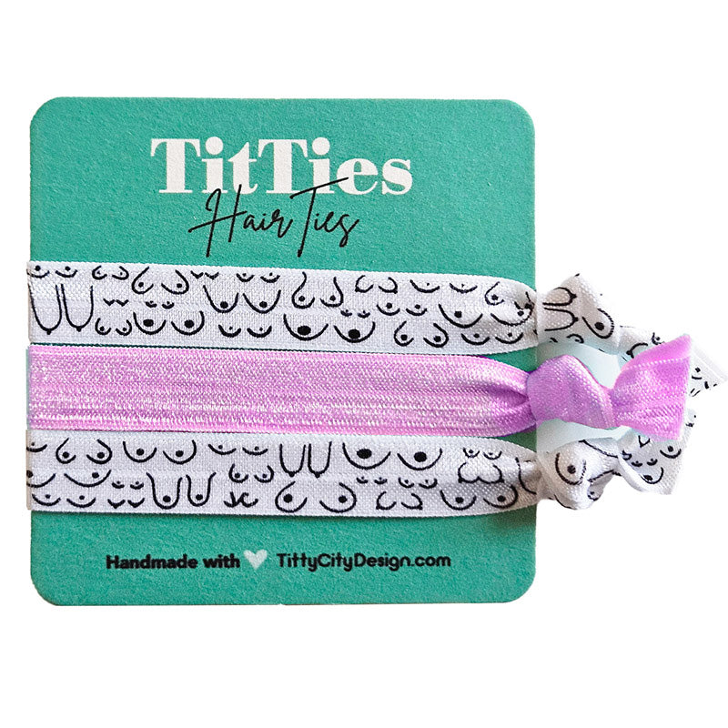 Light Pink TitTies Hair Tie Bracelets
