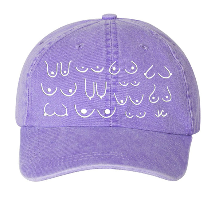 Lavender Purple Titty Hat
