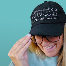 Load image into Gallery viewer, Corduroy Black Titty Hat
