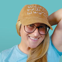 Load image into Gallery viewer, Corduroy Caramel Brown Titty Hat
