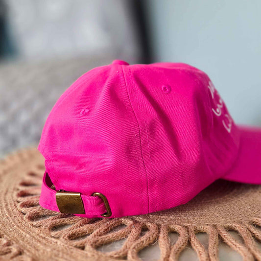 Bright Pink Dad Hat