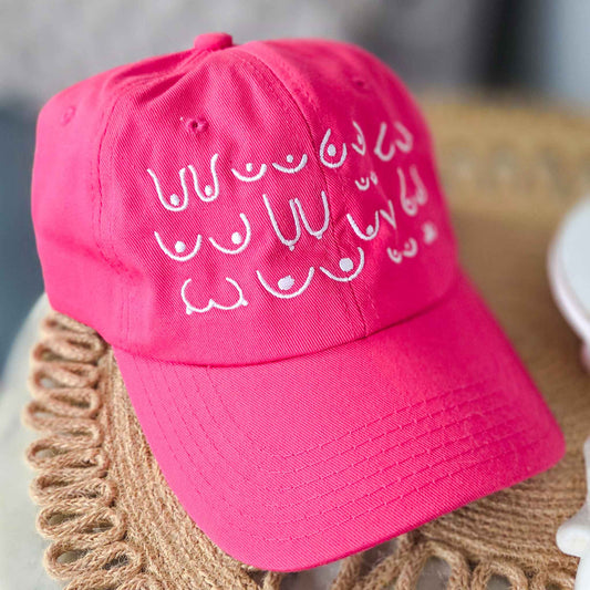 Bright Pink Dad Hat