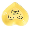 Ceramic keepsake dish with hand-painted phrase honoring breastfeeding in yellow