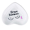 Ceramic keepsake dish with hand-painted phrase affirming body confidence in white